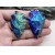 NEW! - Rainbow Titanium Plated Natural Stone Arrowhead Necklace