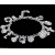 Bracelet European and American Silver Fashion 13 Pendant Bracelet